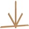 Ekena Millwork Kennewick Timber Gable Bracket, Western Red Cedar, 96"W x 60"H x 1 1/2"D x 3 1/2"F, 15/12 Pitch GBW096X60X0204KEN00SWR - alternate 5